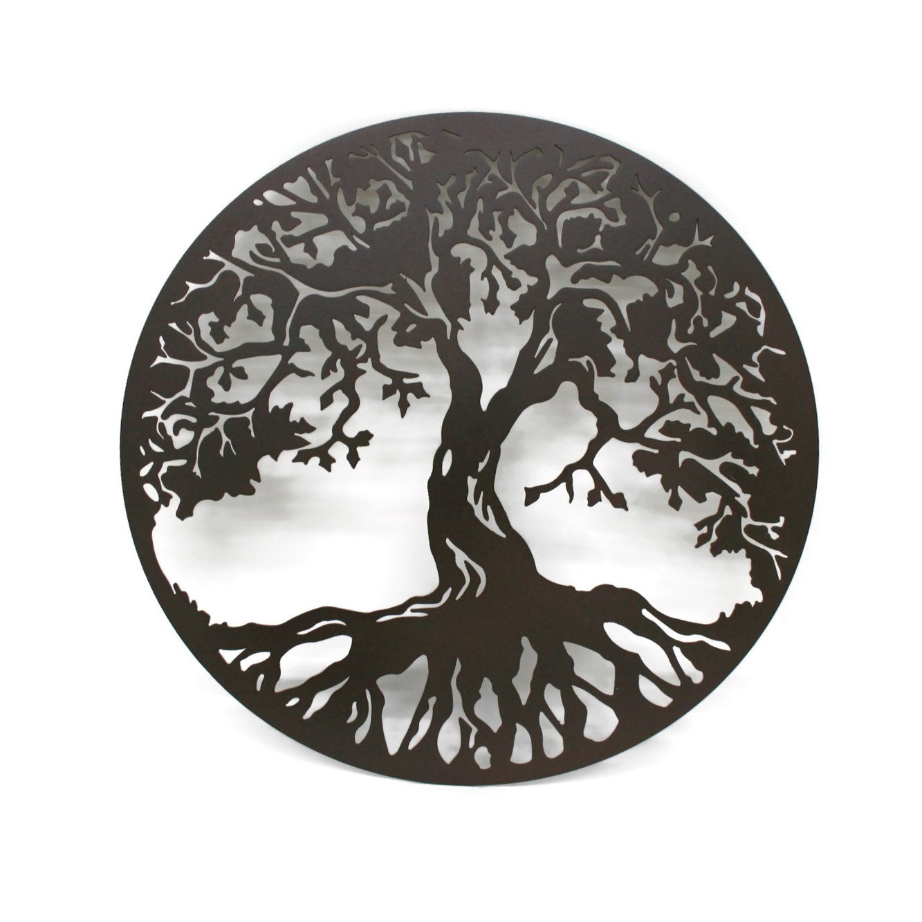 Tree of Life Round Metal Wall Art Sign 15 Inches Diameter