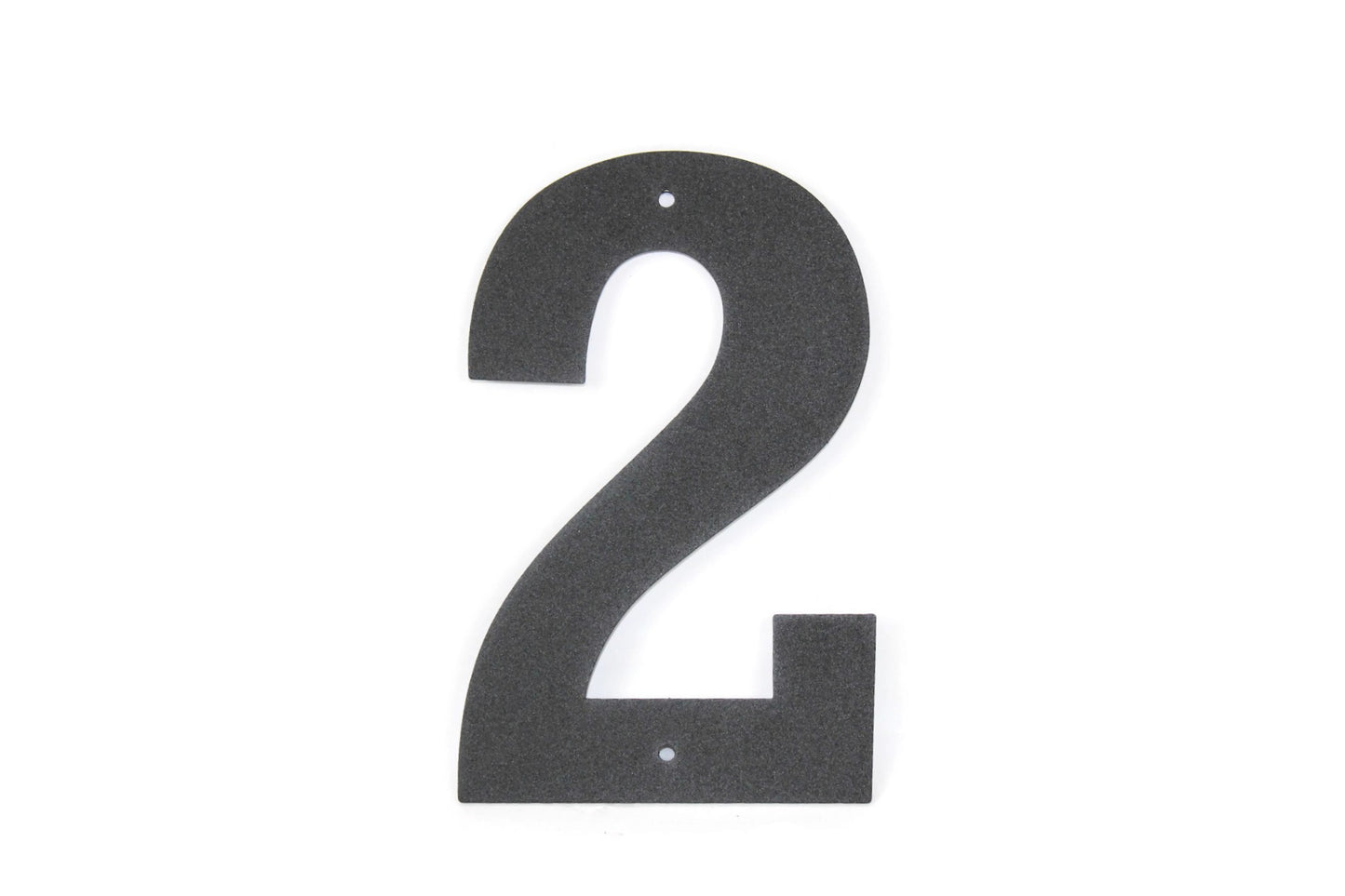 Metal Letters and Numbers Blocky Square Font 8" Tall Powder Coated