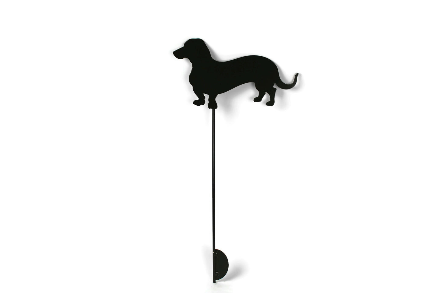 Wiener Dog Metal Yard Stake 21 to 23 Inches Tall