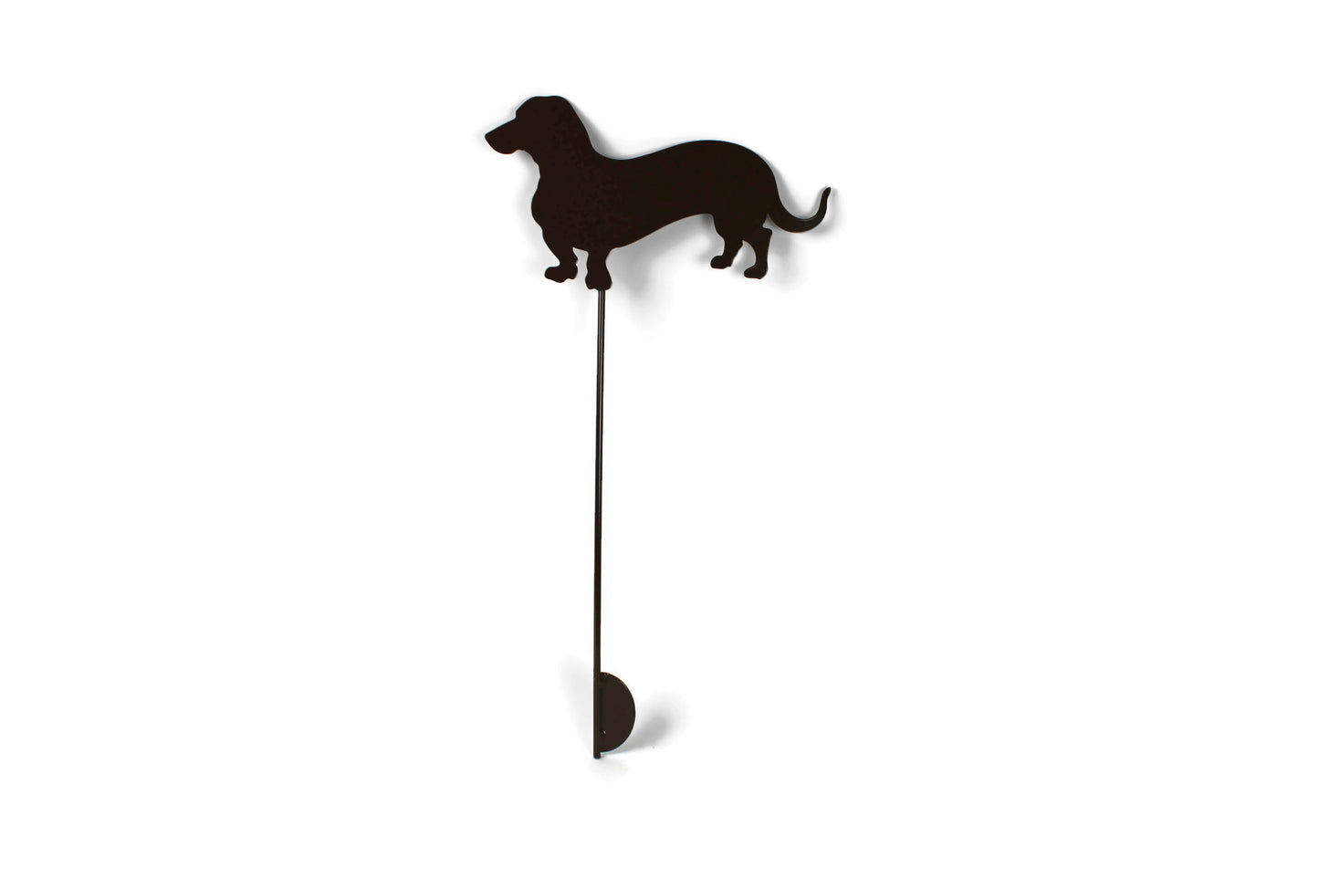 Wiener Dog Metal Yard Stake 21 to 23 Inches Tall