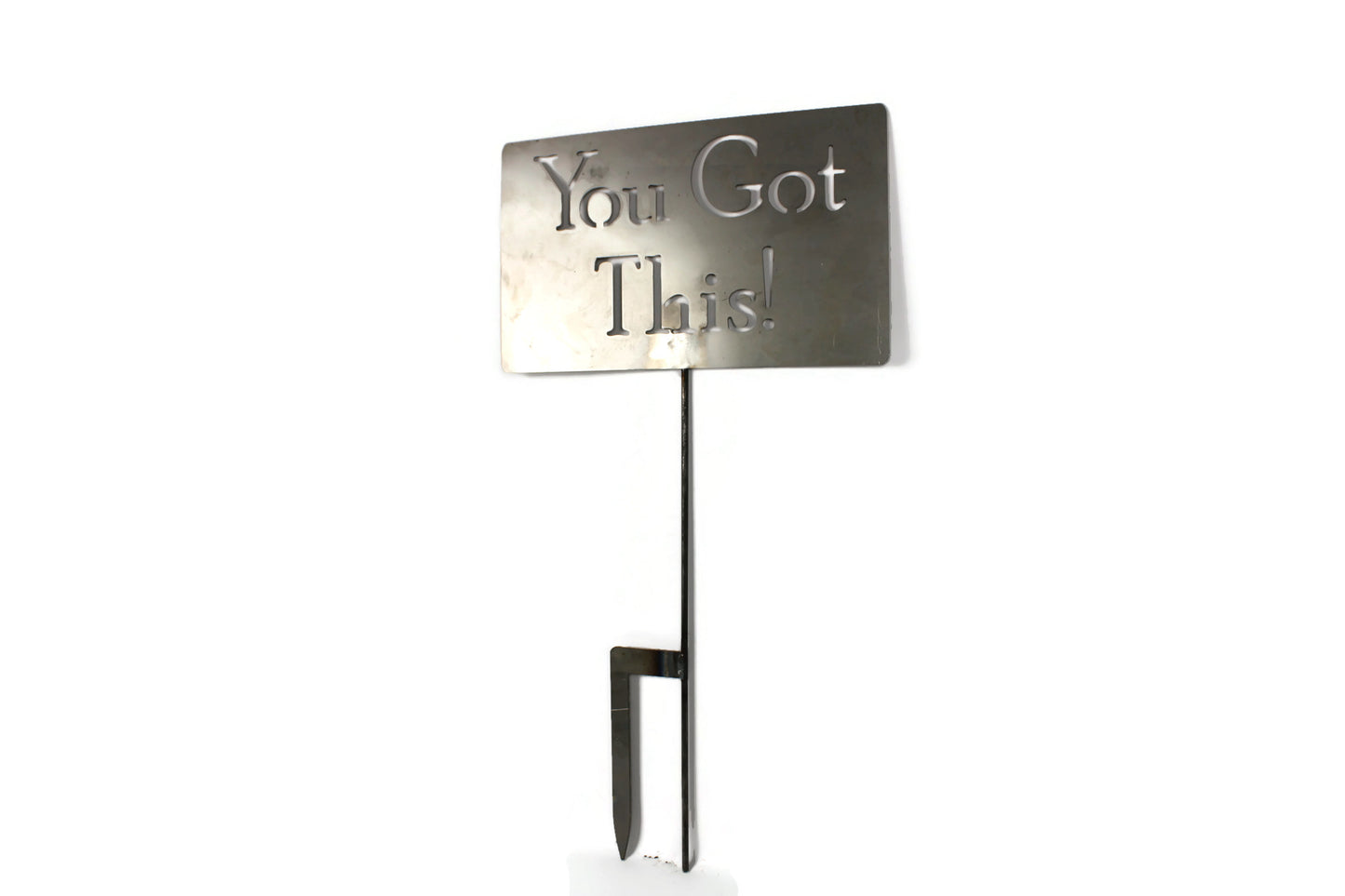 You Got This! Metal Garden Stake 20 to 48 Inches Tall