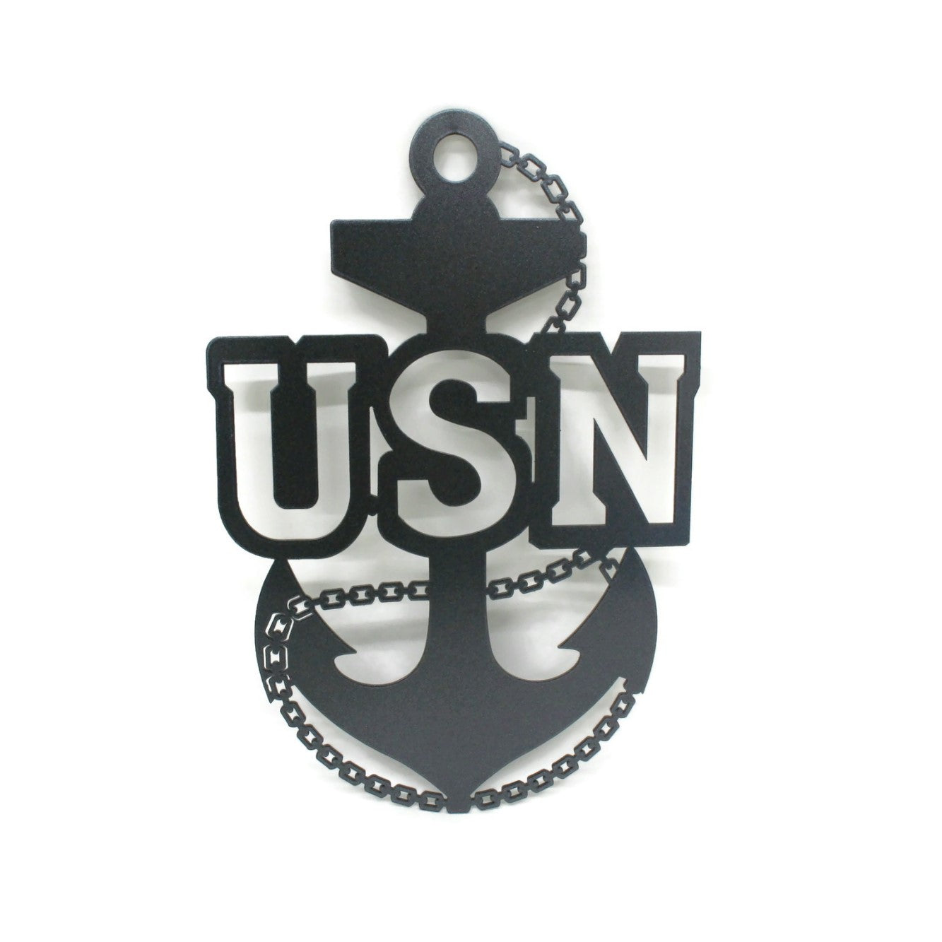 US NAVY Chief Petty Officer Fouled Anchor Metal Sign 12 Inches Tall - Officially Licensed Seller