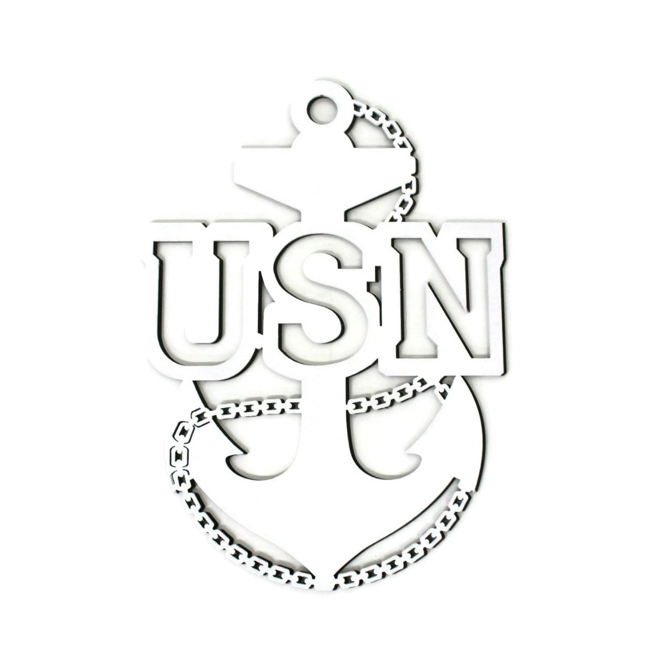 US NAVY Chief Petty Officer Fouled Anchor Metal Sign 12 Inches Tall - Officially Licensed Seller