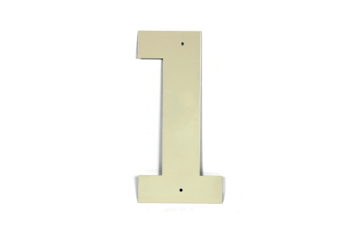 Metal Letters and Numbers Blocky Square Font 12" Tall Powder Coated