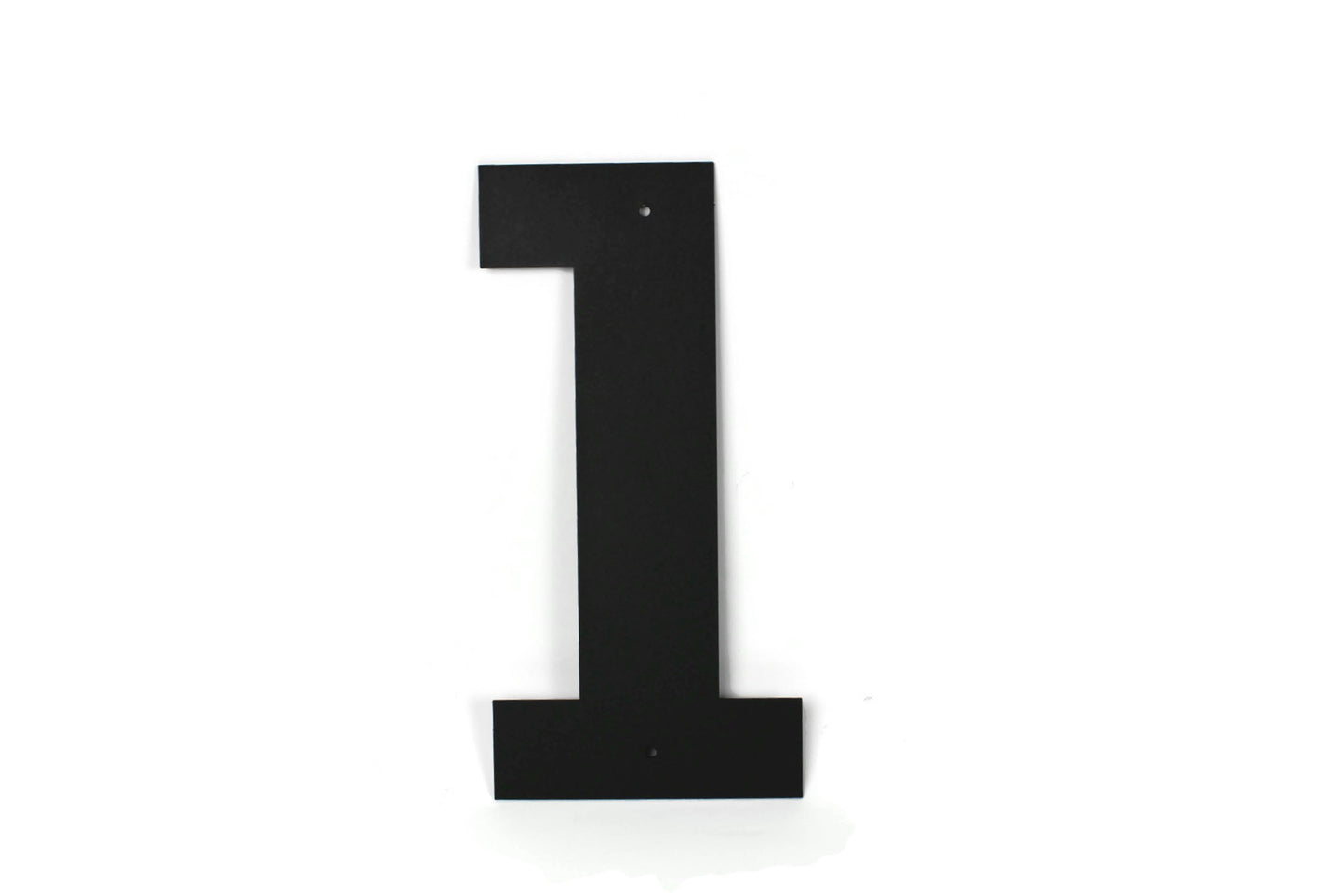 Metal Letters and Numbers Blocky Square Font 12" Tall Powder Coated