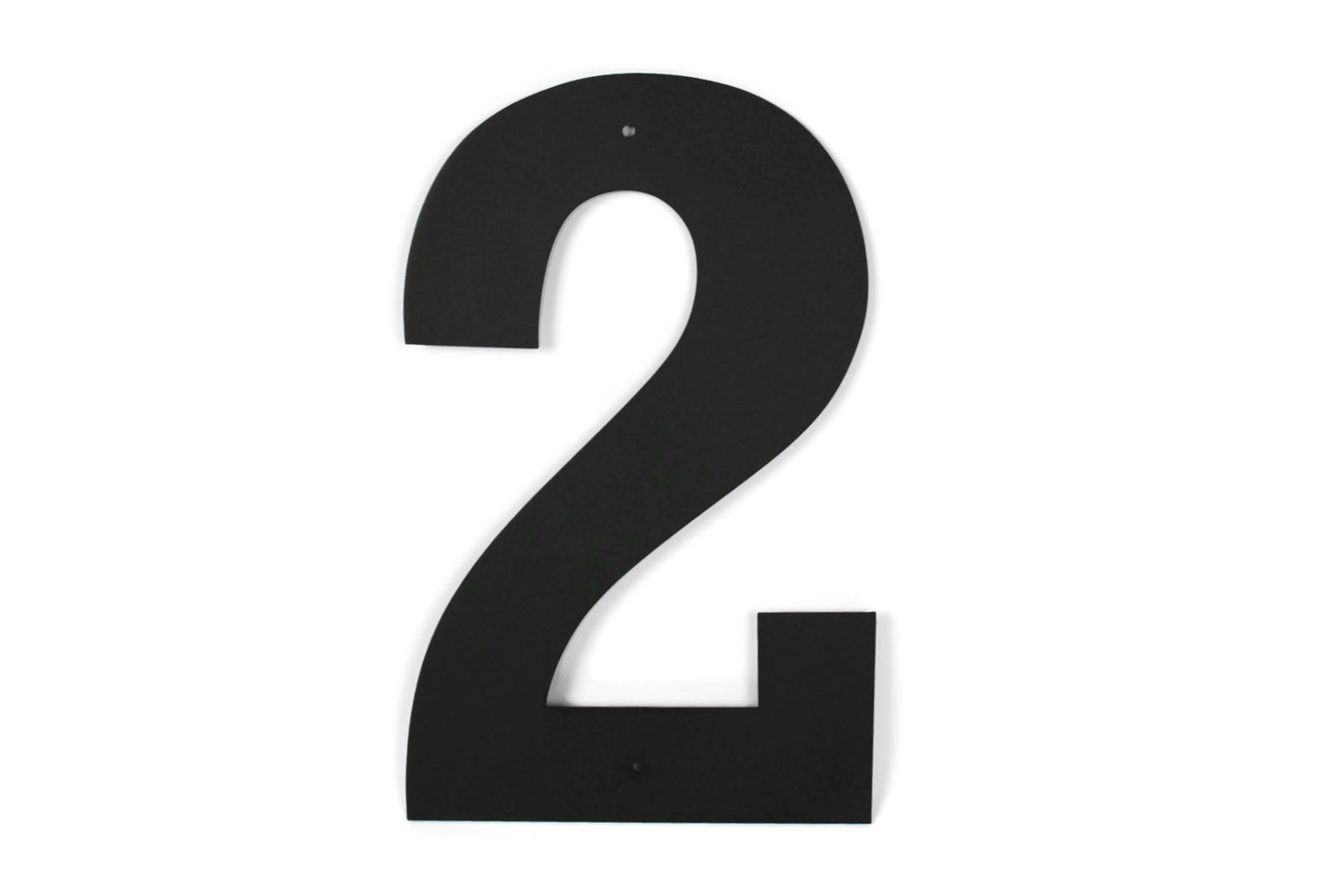 Metal Letters and Numbers Blocky Square Font 12" Tall Powder Coated