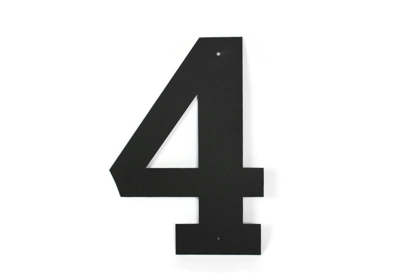 Metal Letters and Numbers Blocky Square Font 12" Tall Powder Coated