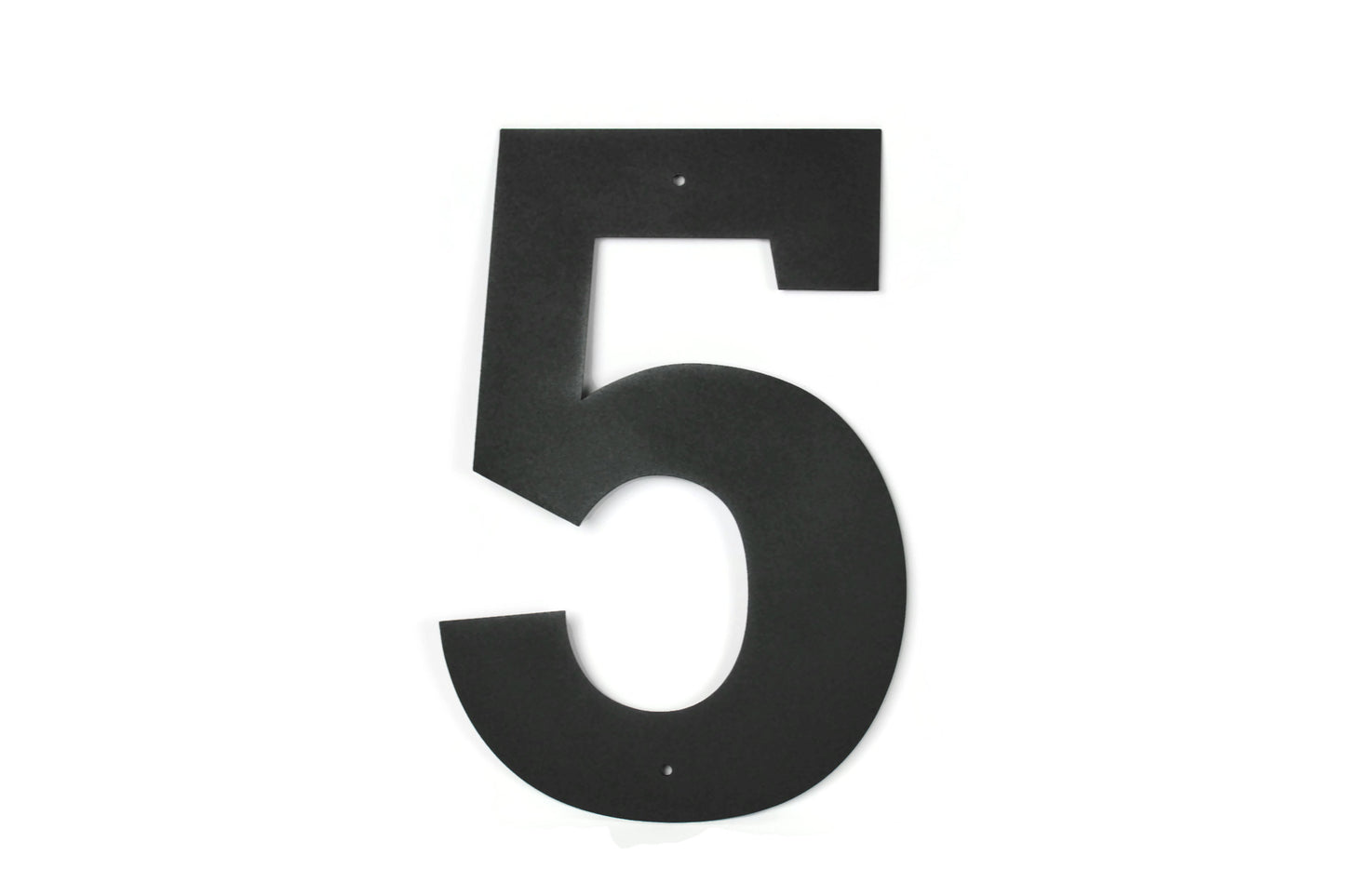 Metal Letters and Numbers Blocky Square Font 12" Tall Powder Coated
