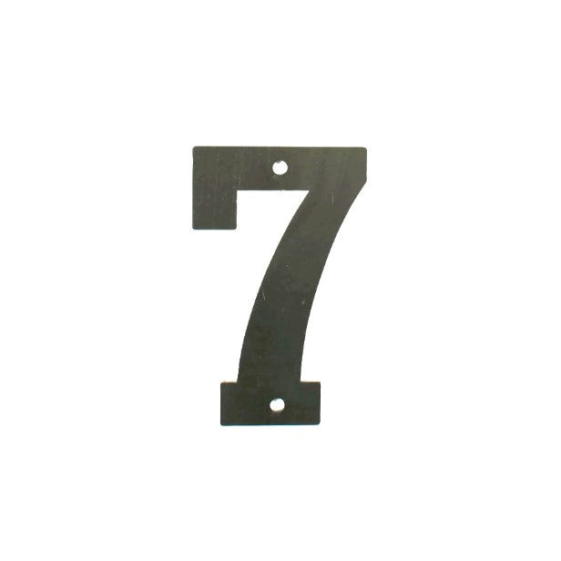 Metal Letters and Numbers Blocky Square Font 4" Tall Raw & Rust
