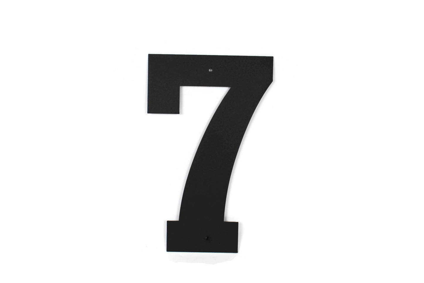 Metal Letters and Numbers Blocky Square Font 12" Tall Powder Coated