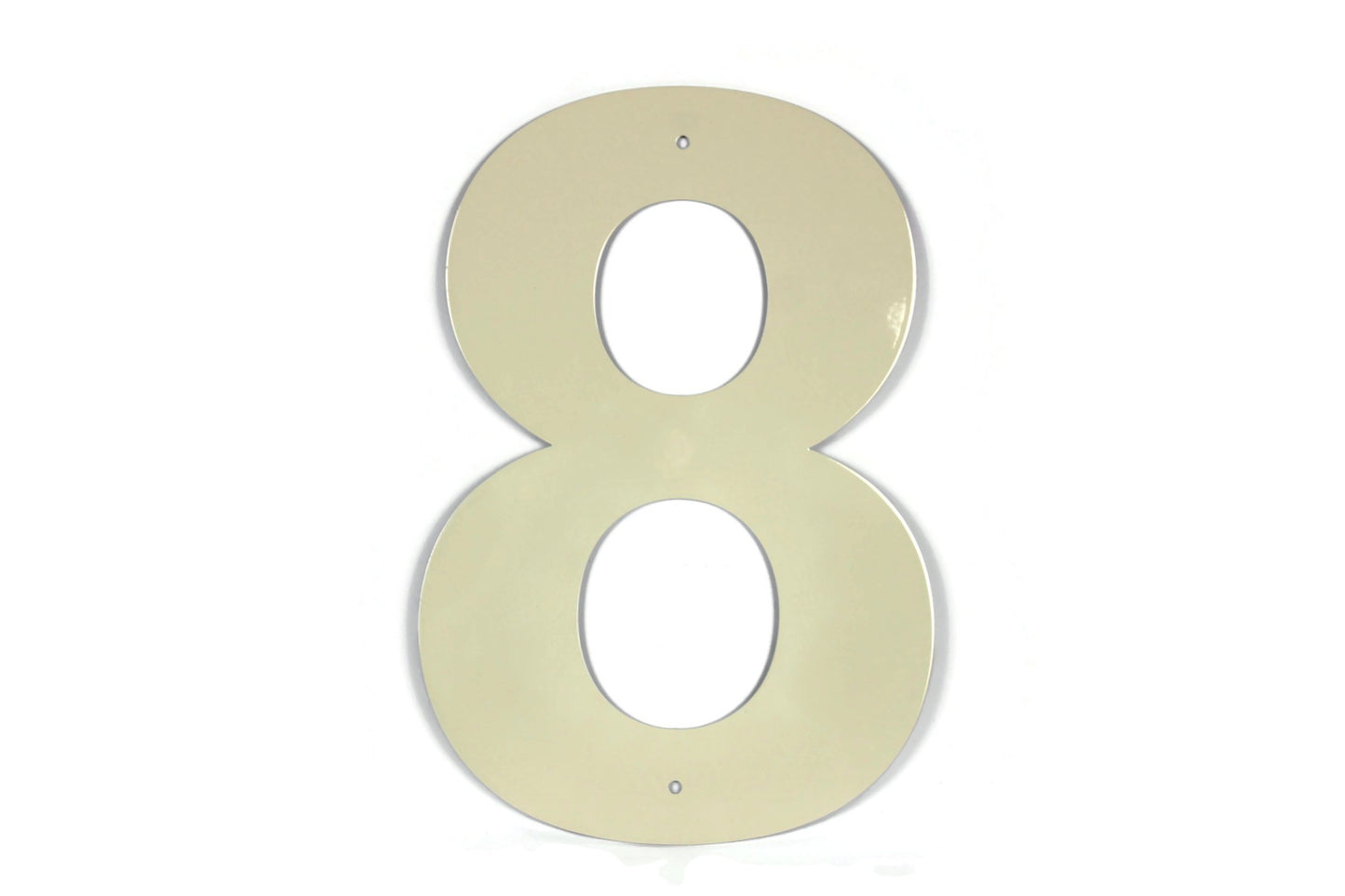 Metal Letters and Numbers Blocky Square Font 12" Tall Powder Coated