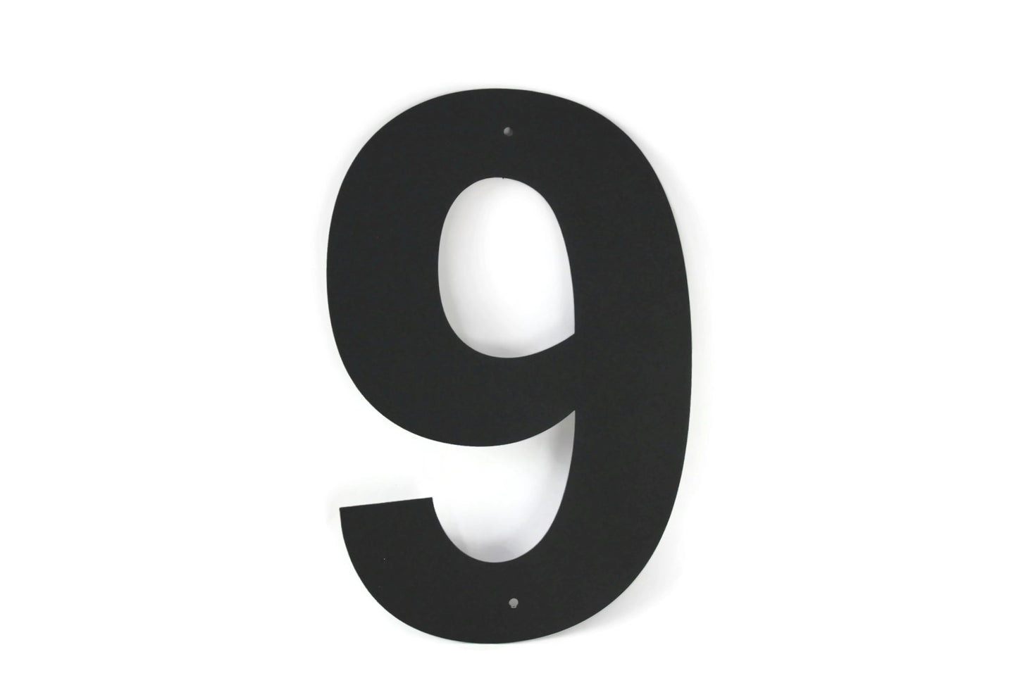 Metal Letters and Numbers Blocky Square Font 12" Tall Powder Coated