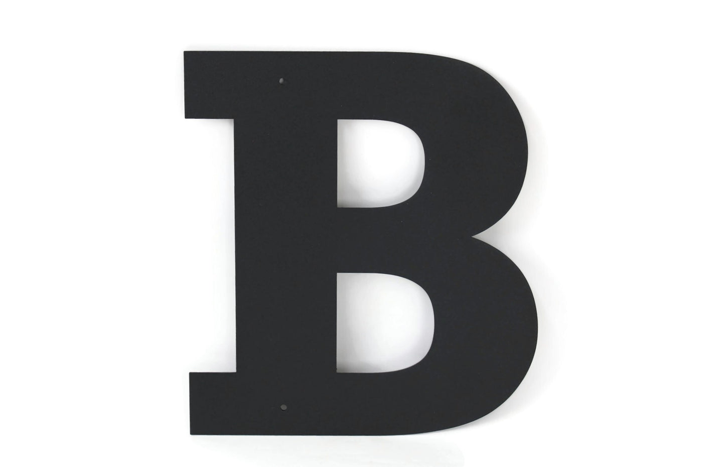 Metal Letters and Numbers Blocky Square Font 12" Tall Powder Coated