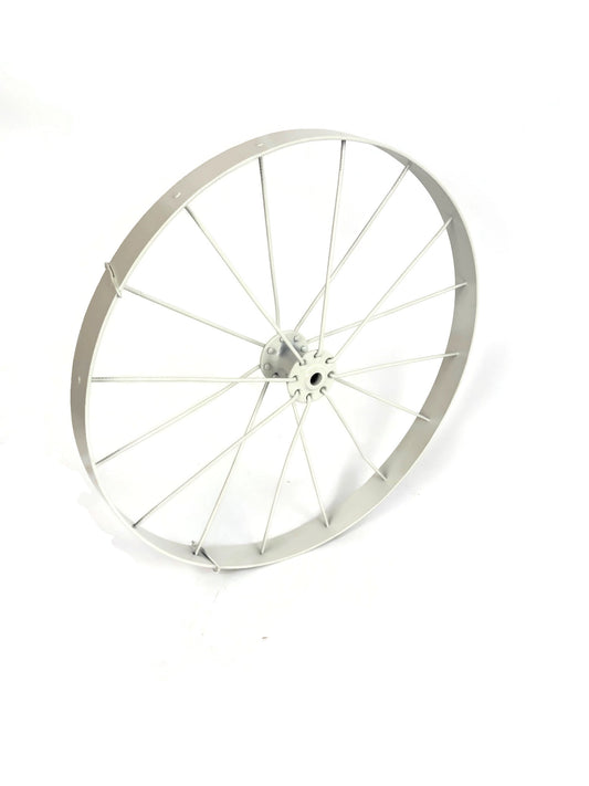 Metal Farm Equipment Wheels Restored Antique 16 Inches Diameter