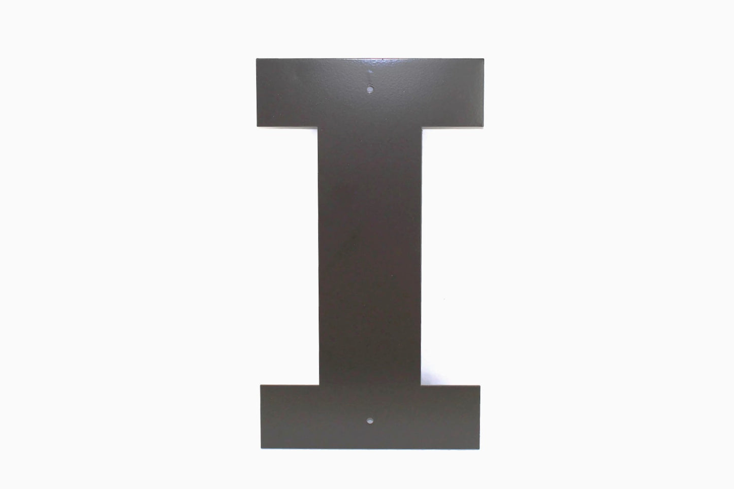 Metal Letters and Numbers Blocky Square Font 12" Tall Powder Coated