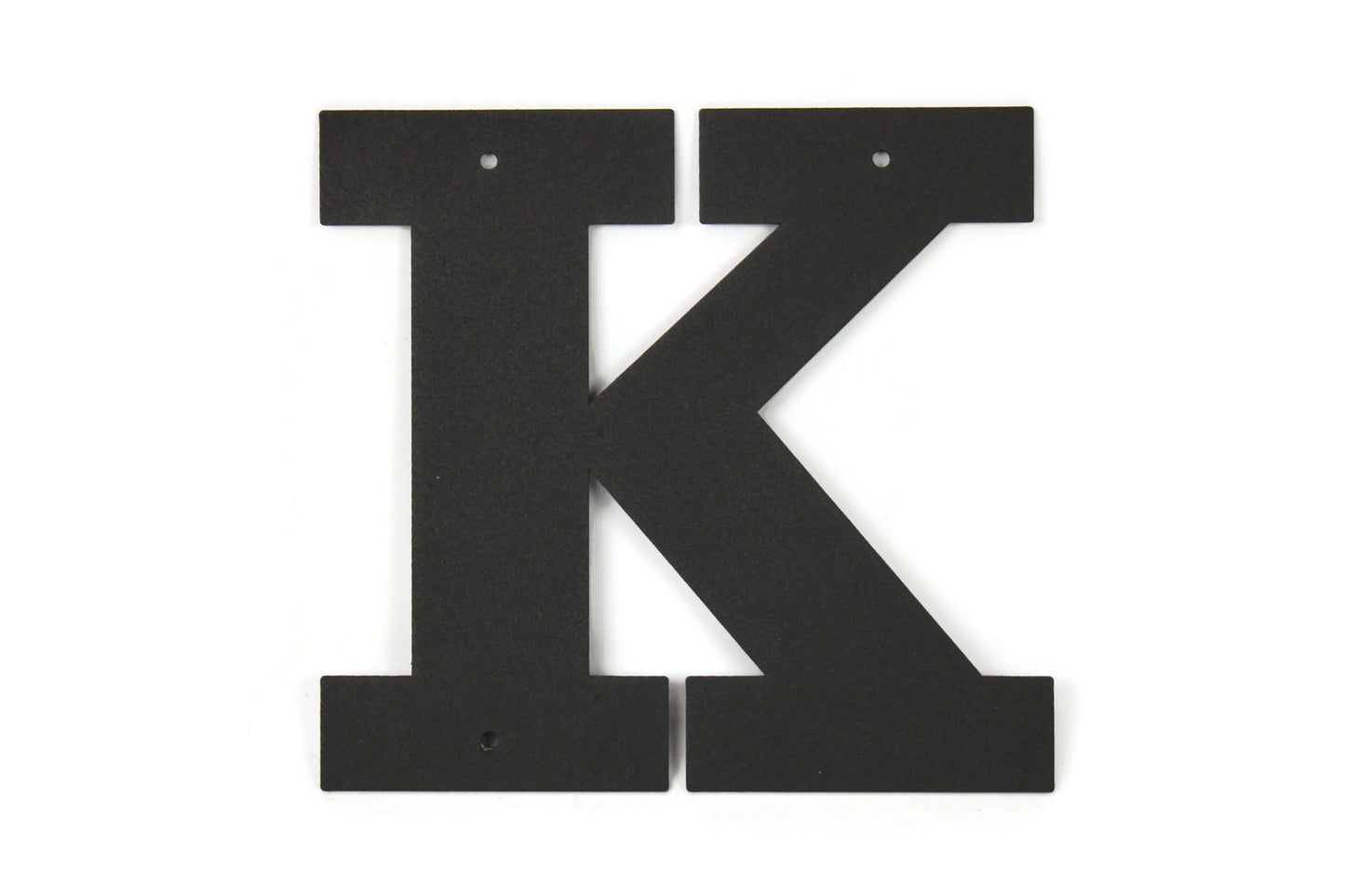 Metal Letters and Numbers Blocky Square Font 8" Tall Powder Coated