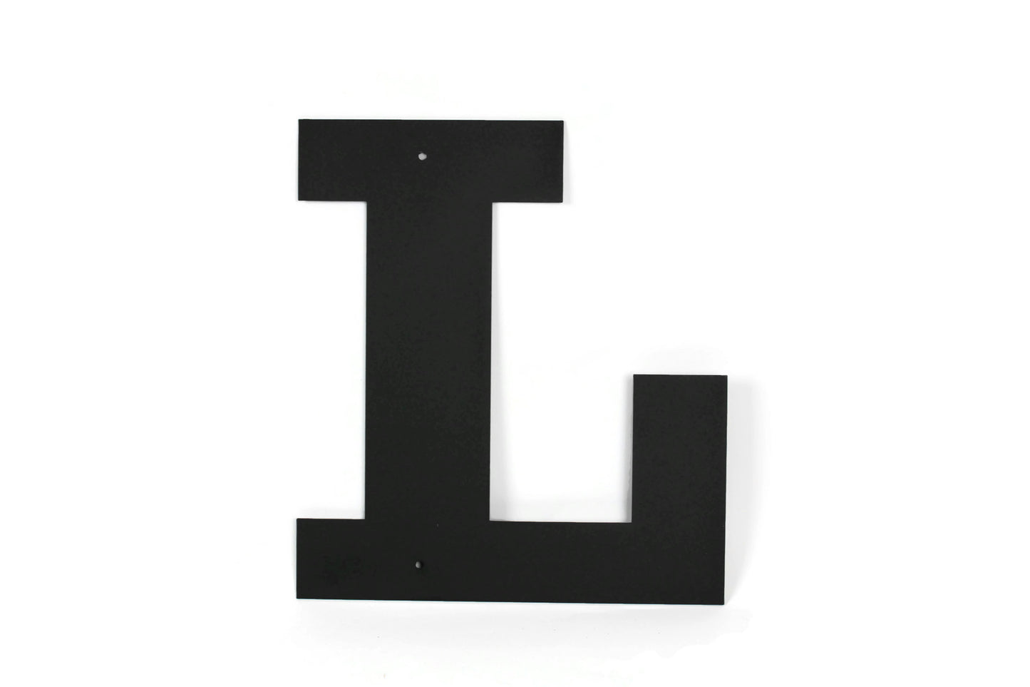 Metal Letters and Numbers Blocky Square Font 12" Tall Powder Coated