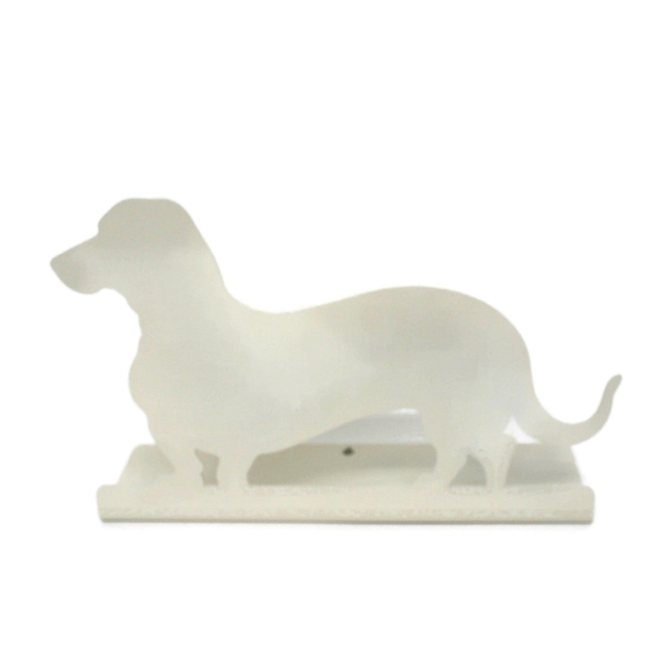 Wiener Dog Dachshund Tabletop Metal Home Decor 10.75 Inches Wide