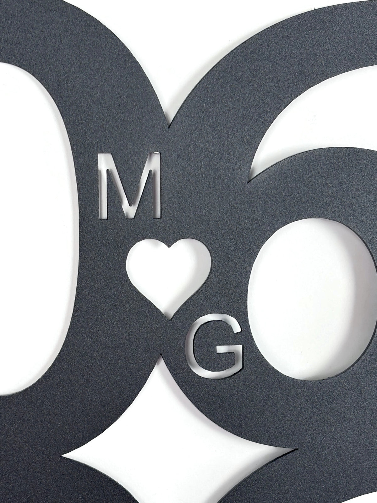 Anniversary Wedding or Special Date Custom Metal Sign 22 Inches Tall