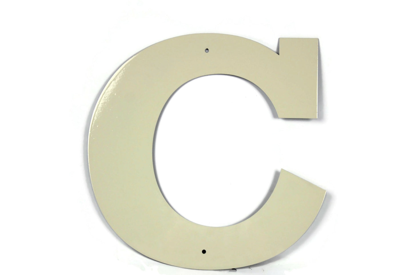 Metal Letters and Numbers Blocky Square Font 12" Tall Powder Coated