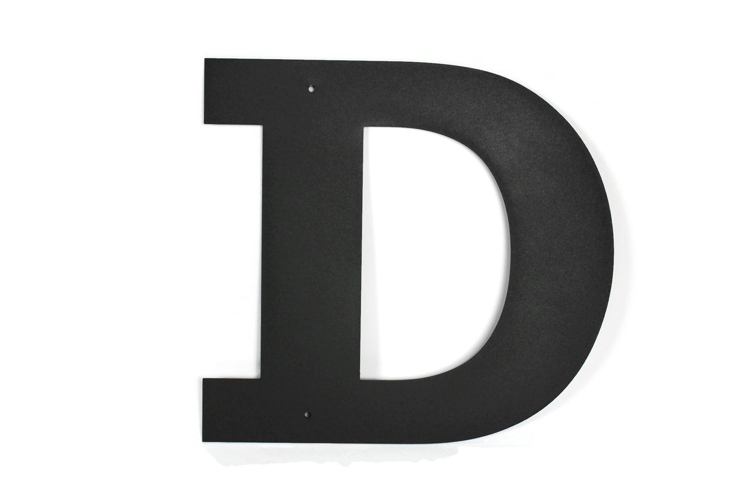 Metal Letters and Numbers Blocky Square Font 12" Tall Powder Coated