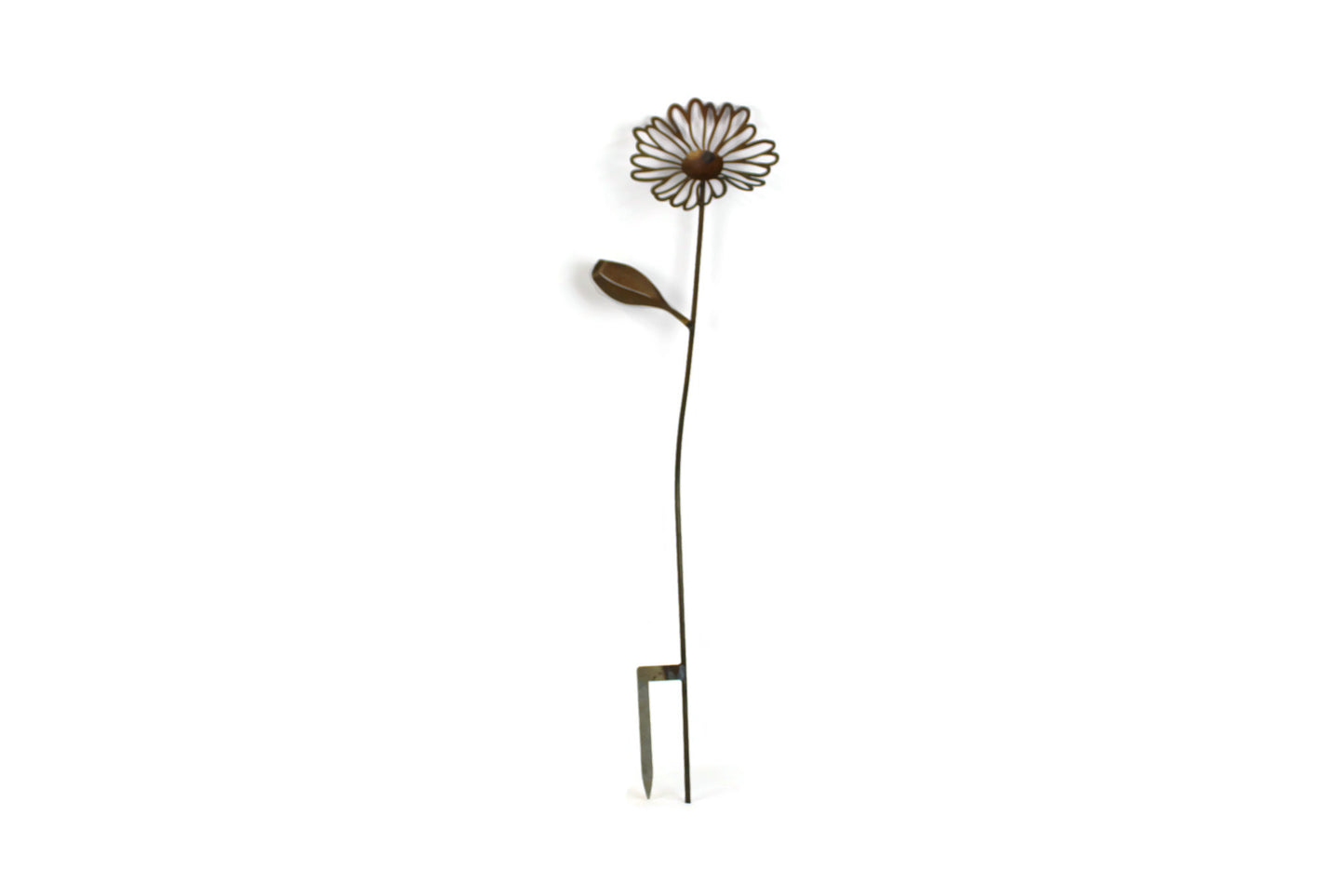 Metal Daisy Flower Stake 23 to 48 Inches Tall