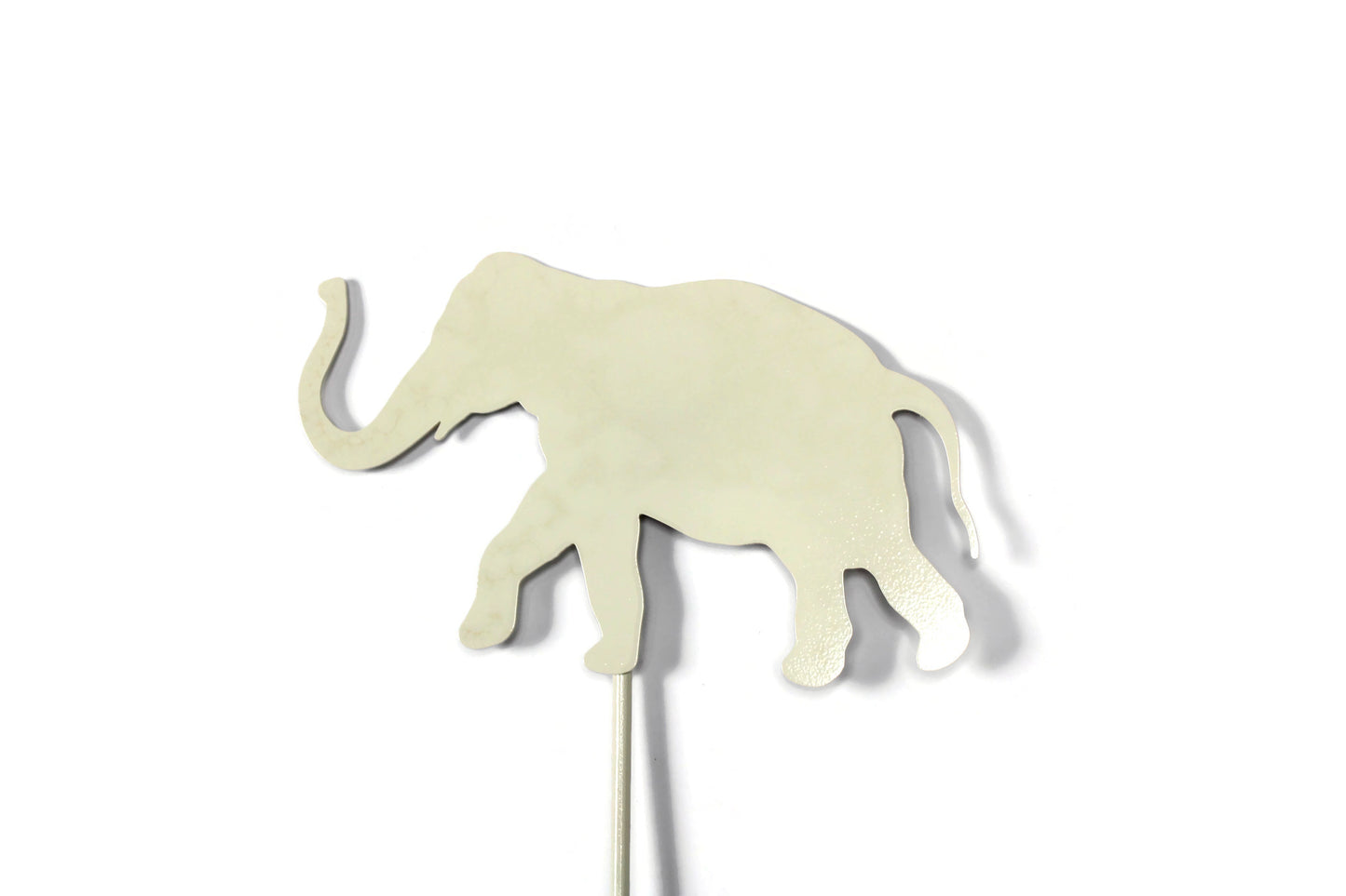 Elephant Metal Garden Stake Sign 21 Inches Tall