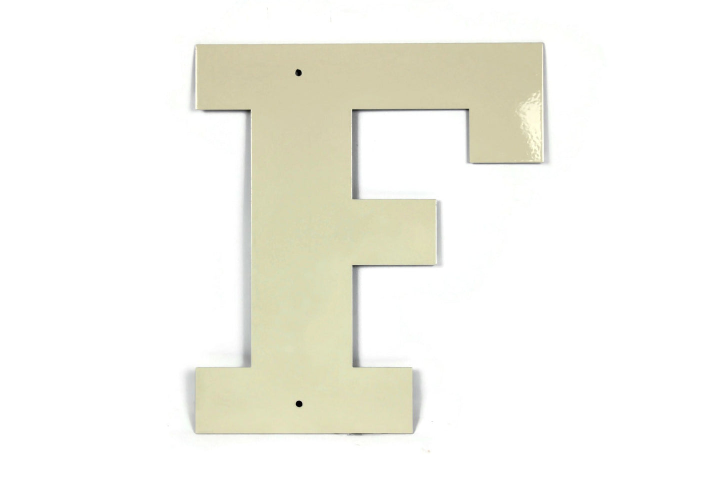Metal Letters and Numbers Blocky Square Font 12" Tall Powder Coated