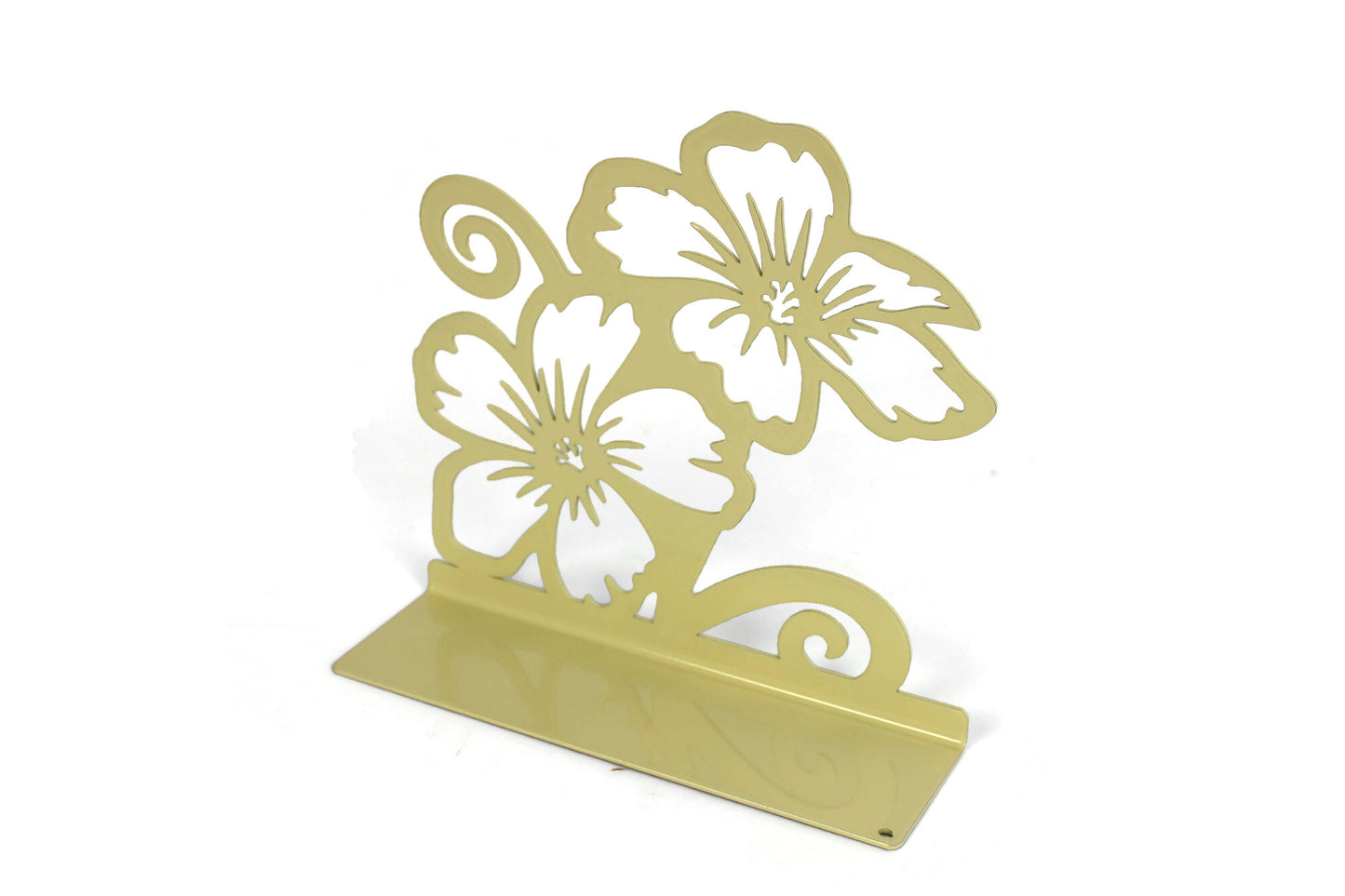 Tabletop Flower Stand 2 Metal Home Decor 8 Inches Tall