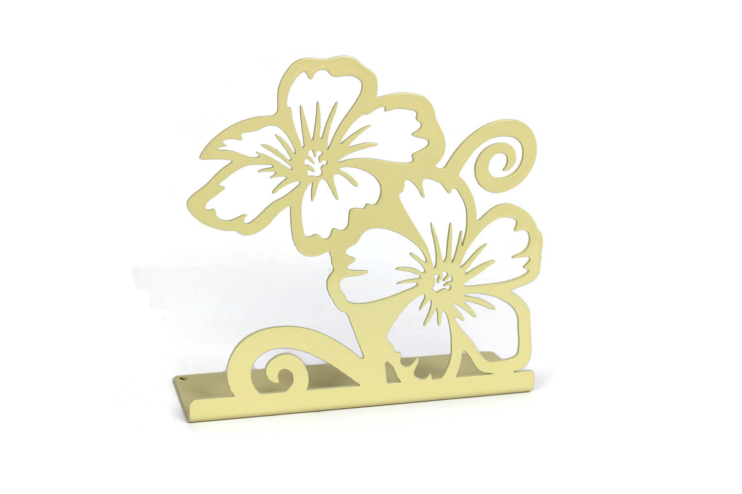 Tabletop Flower Stand 2 Metal Home Decor 8 Inches Tall