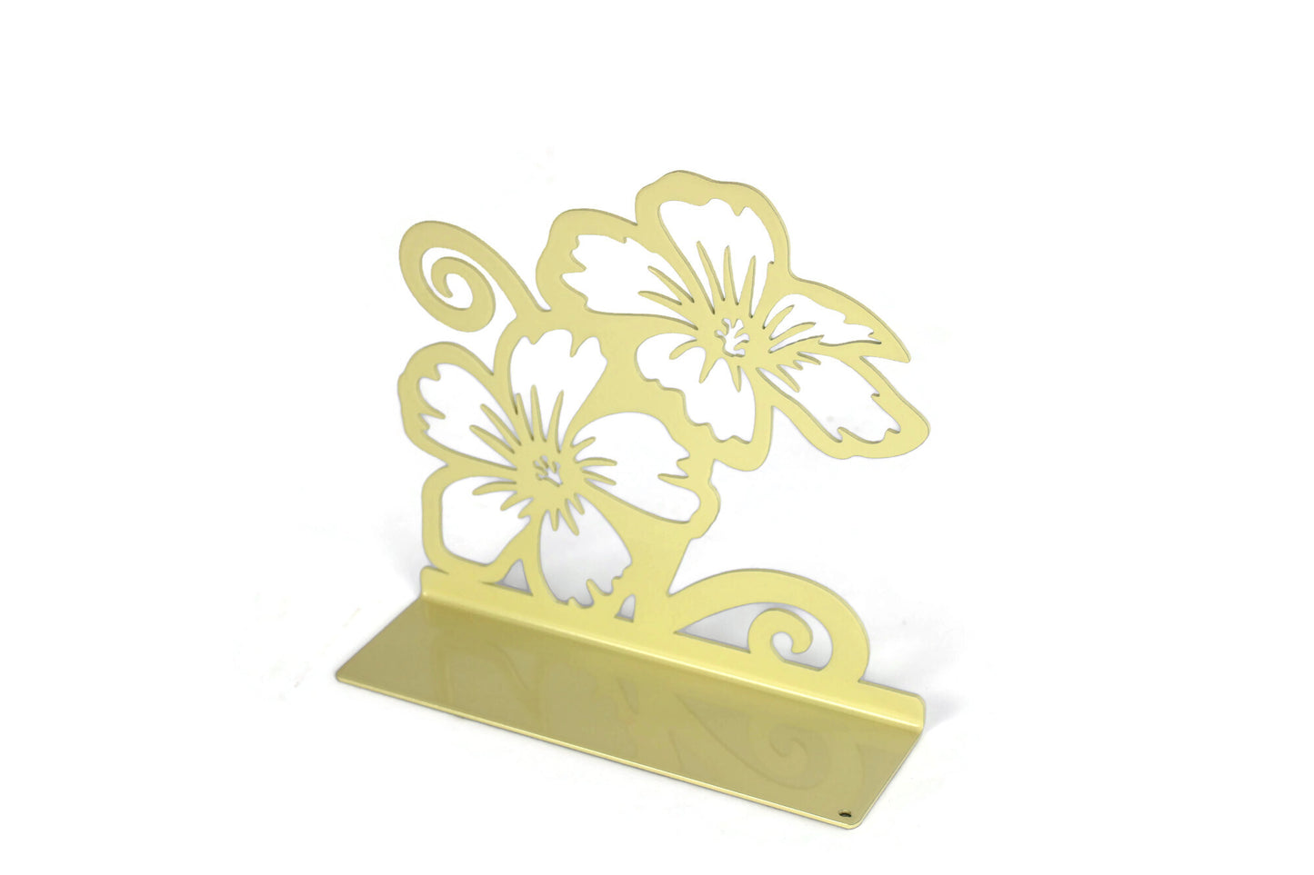 Tabletop Flower Stand 2 Metal Home Decor 8 Inches Tall