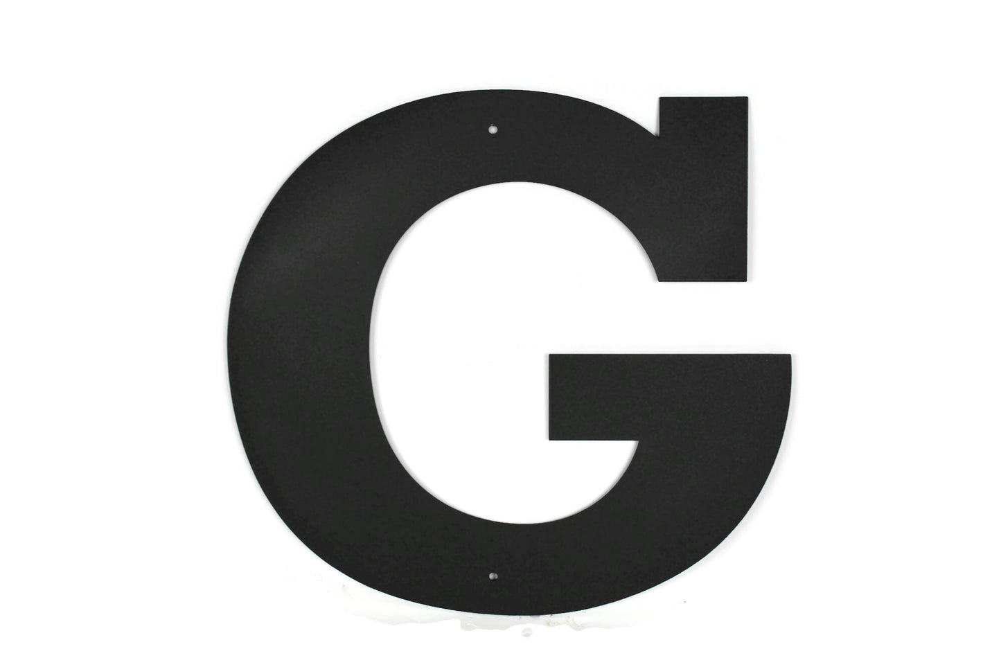 Metal Letters and Numbers Blocky Square Font 12" Tall Powder Coated