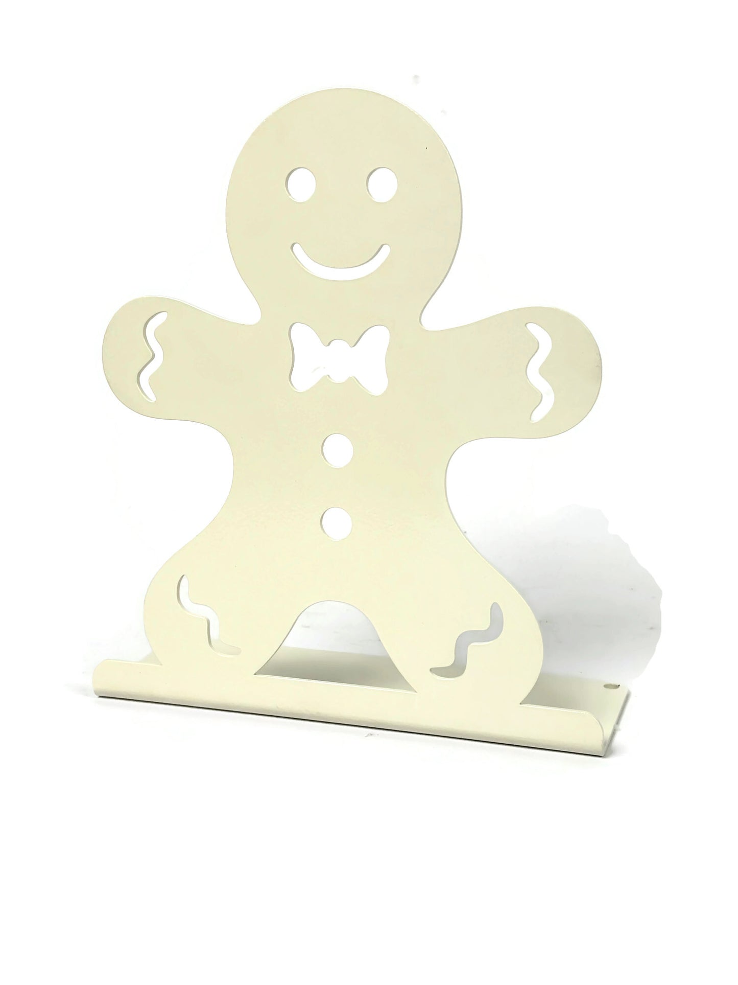 Metal Gingerbread Man Stand 7.5” Tall