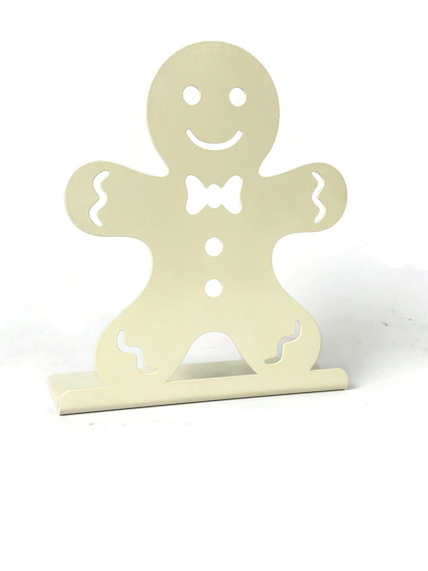 Metal Gingerbread Man Stand 7.5” Tall