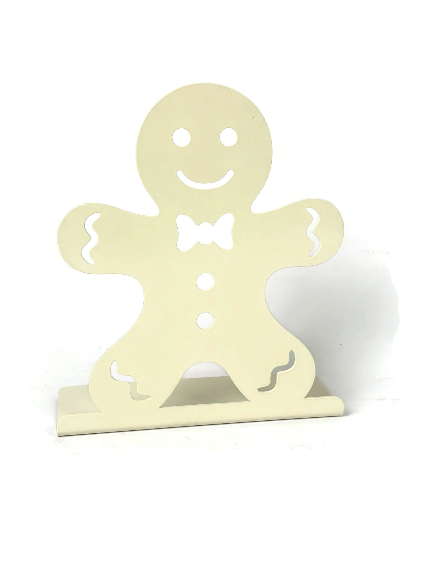 Metal Gingerbread Man Stand 7.5” Tall