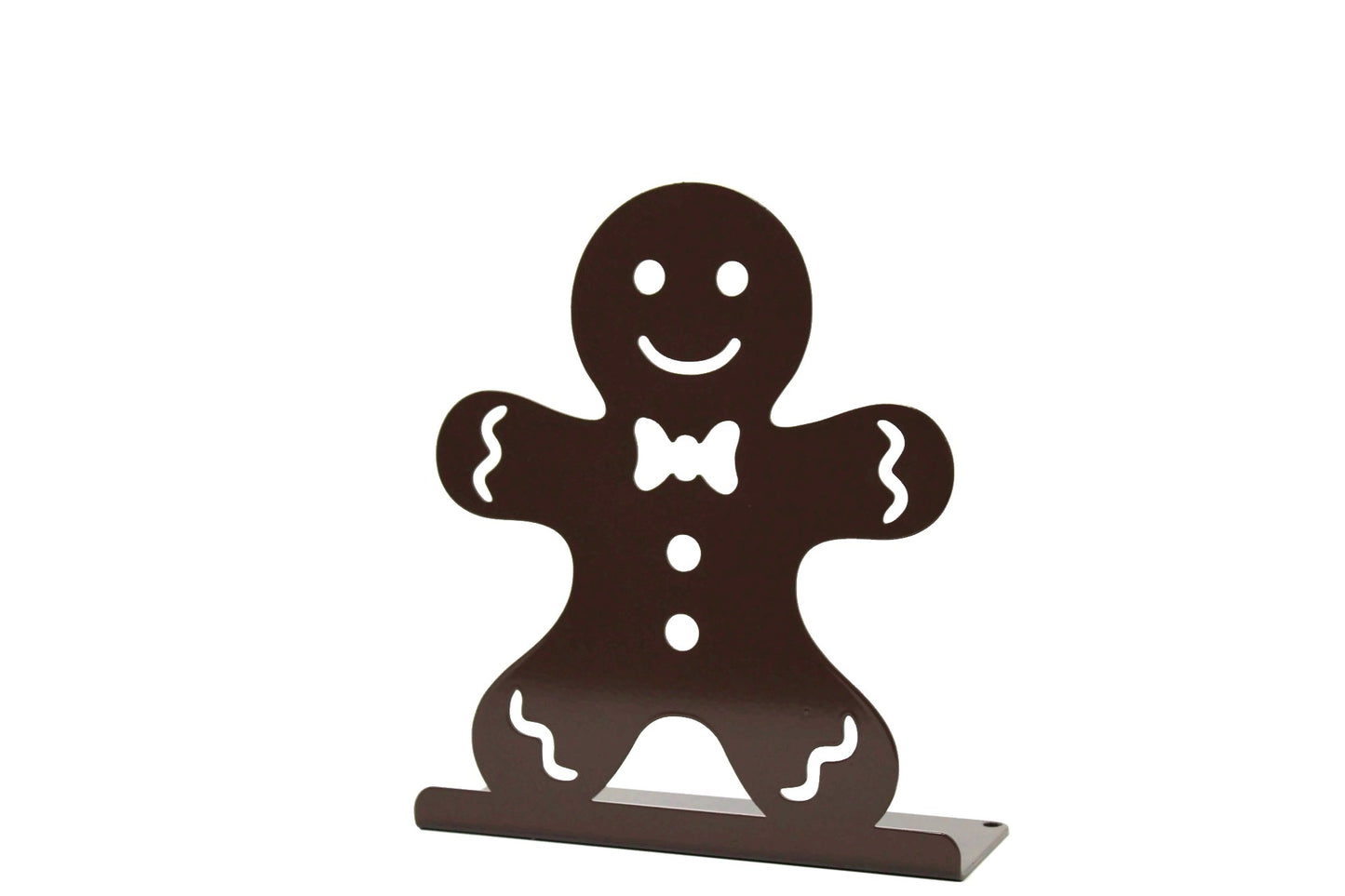 Metal Gingerbread Man Stand 7.5” Tall