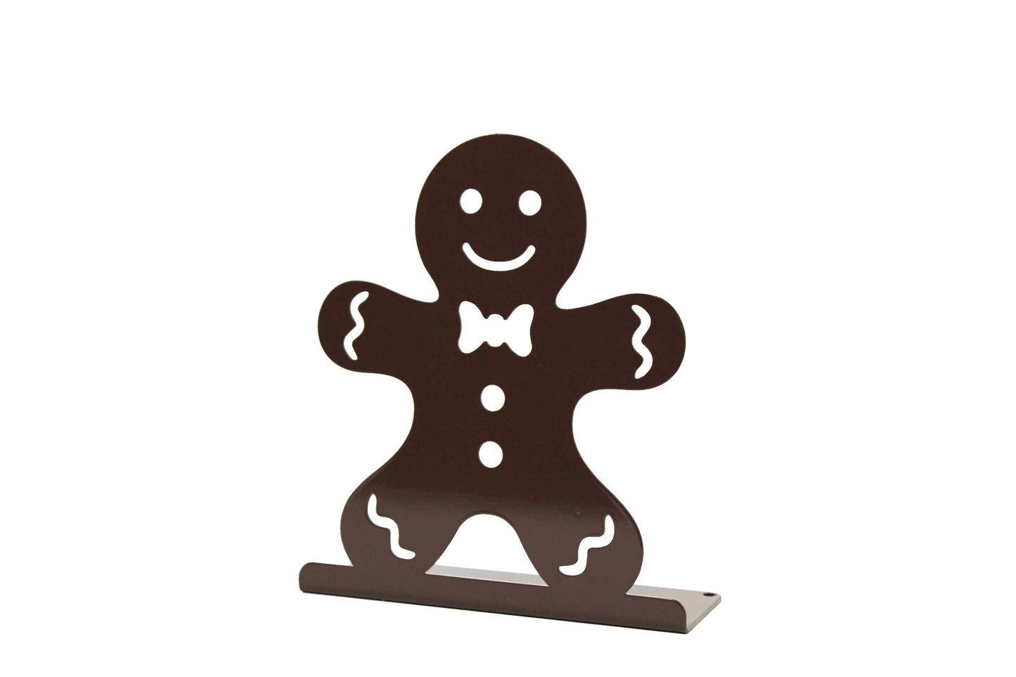 Metal Gingerbread Man Stand 7.5” Tall