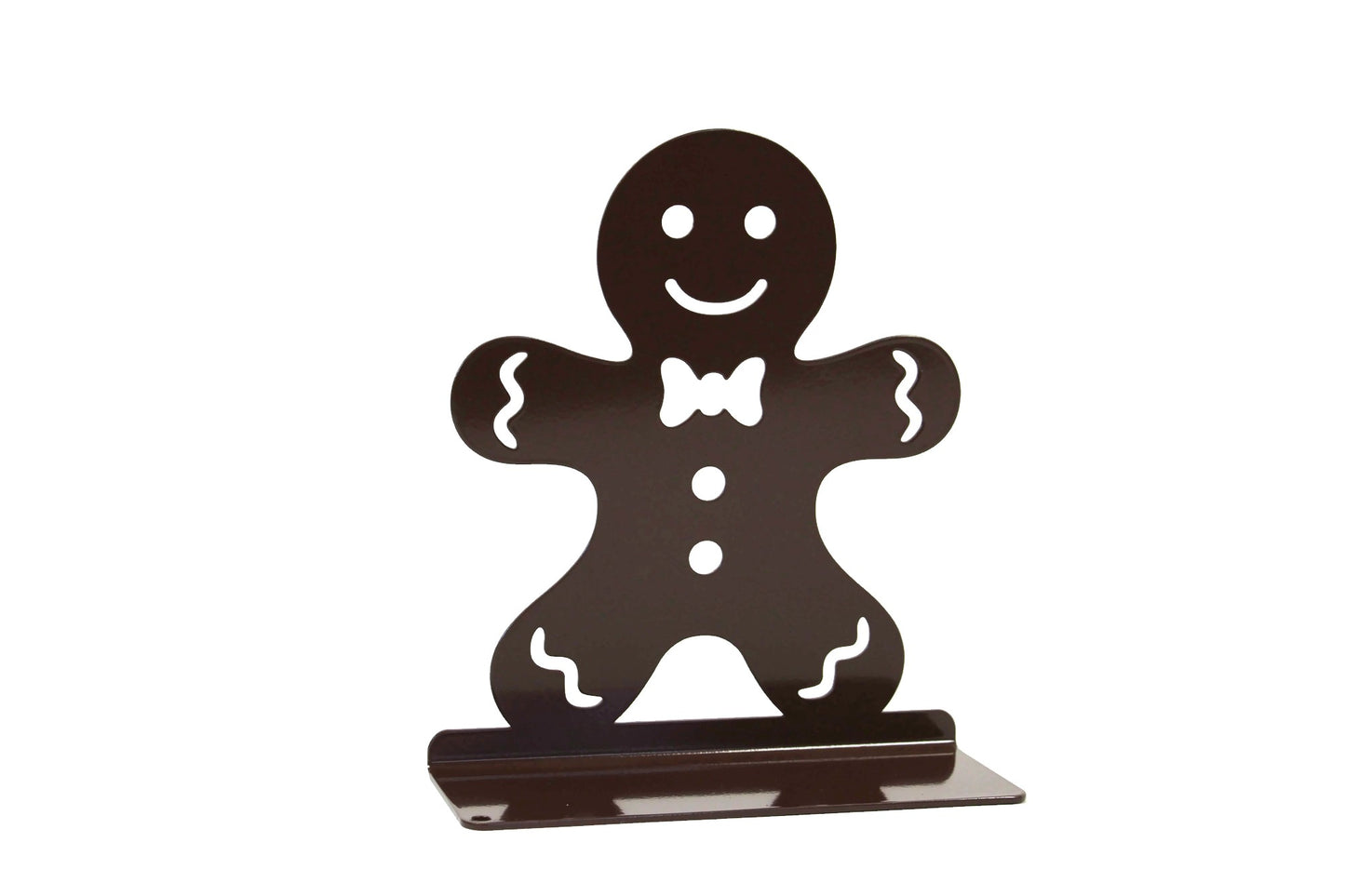 Metal Gingerbread Man Stand 7.5” Tall