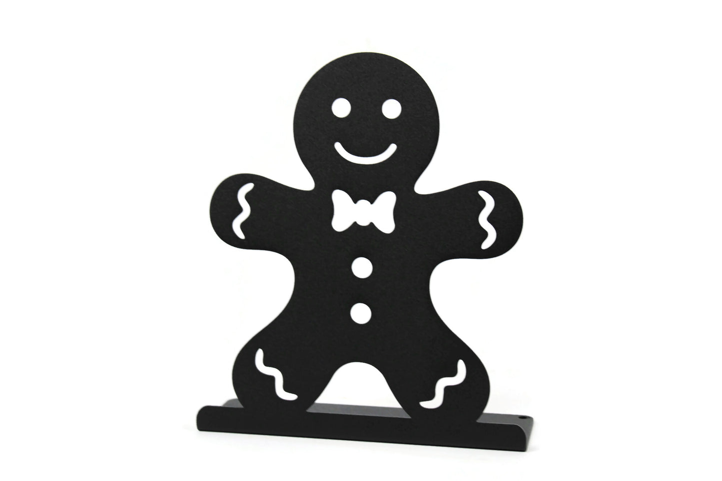 Metal Gingerbread Man Stand 7.5” Tall