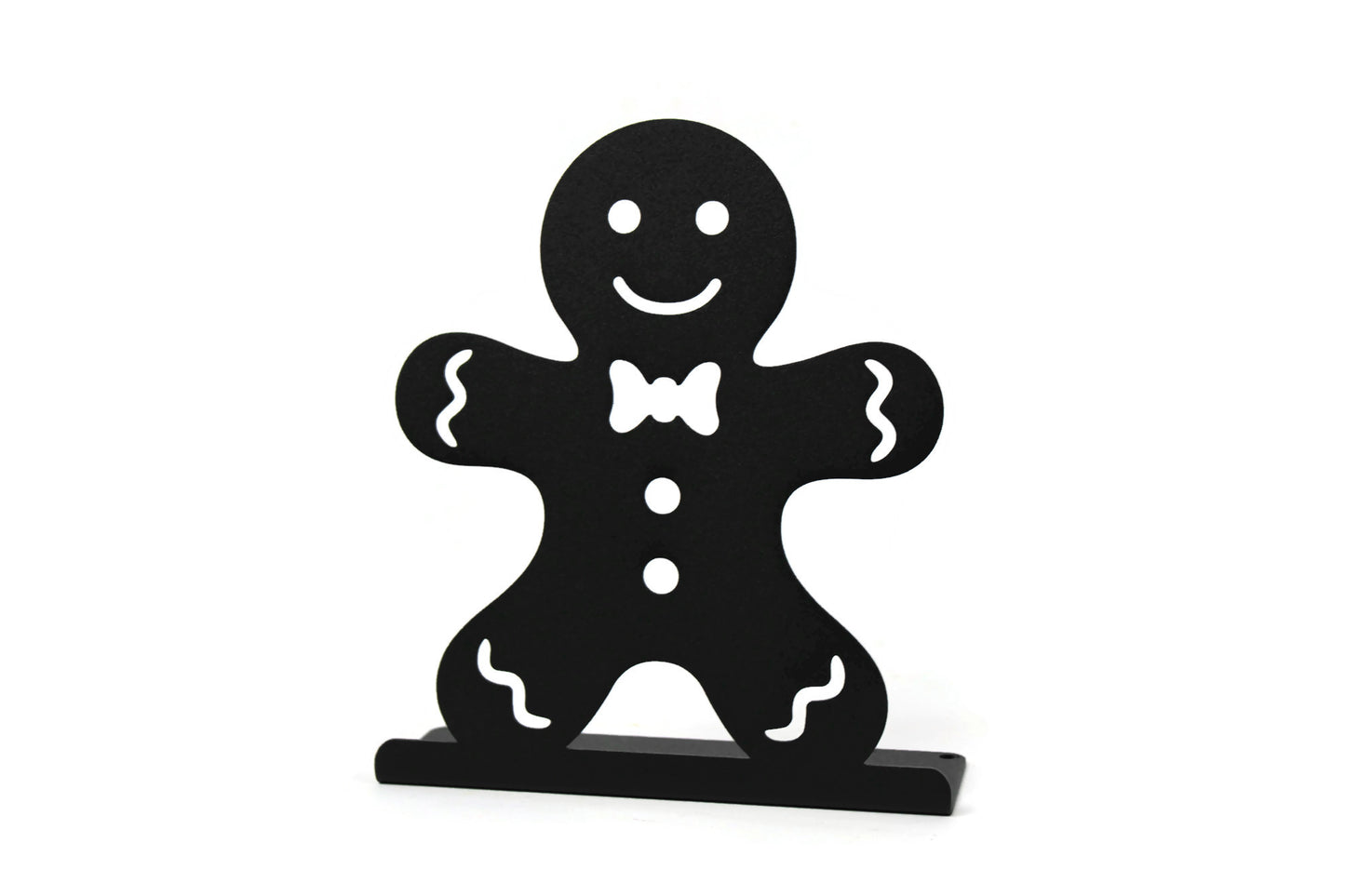 Metal Gingerbread Man Stand 7.5” Tall