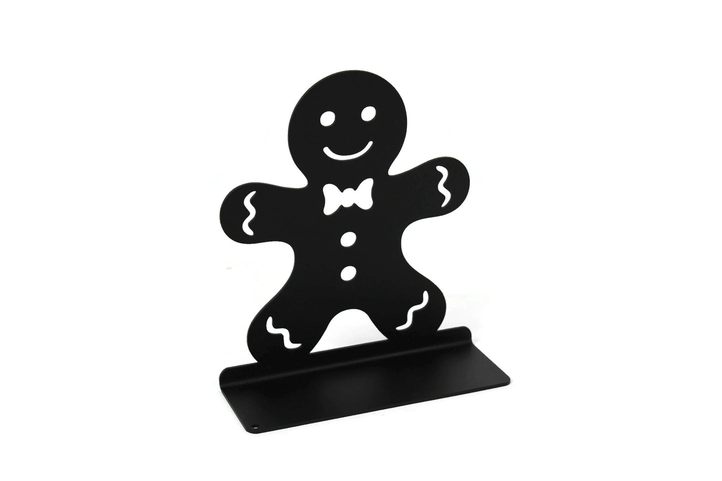 Metal Gingerbread Man Stand 7.5” Tall