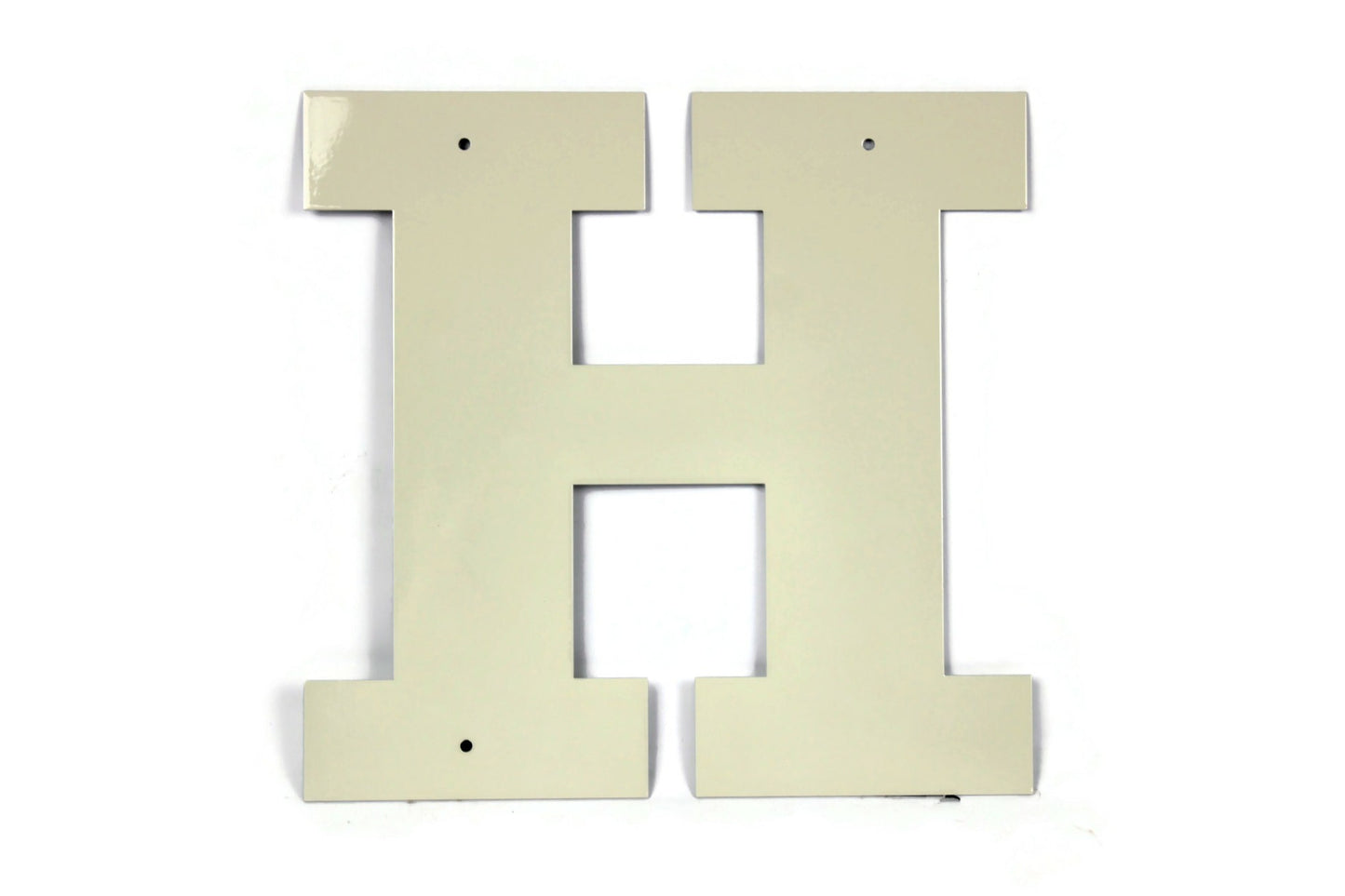 Metal Letters and Numbers Blocky Square Font 12" Tall Powder Coated
