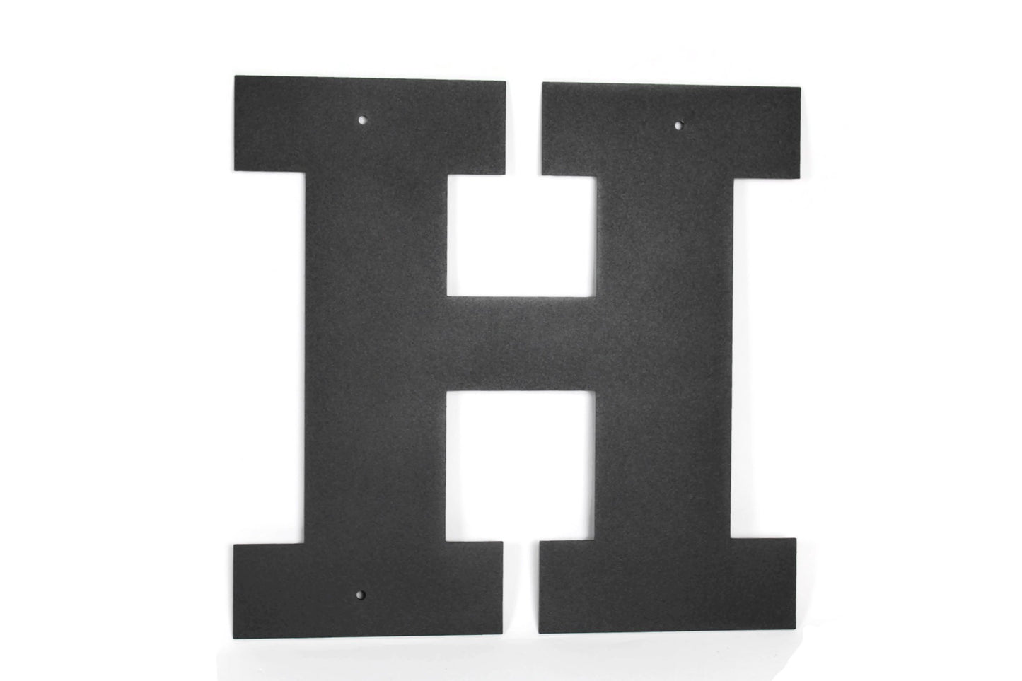 Metal Letters and Numbers Blocky Square Font 12" Tall Powder Coated