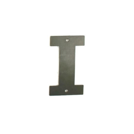 Metal Letters and Numbers Blocky Square Font 4" Tall Raw & Rust