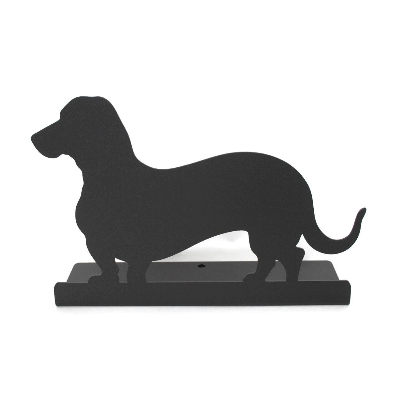 Wiener Dog Dachshund Tabletop Metal Home Decor 10.75 Inches Wide