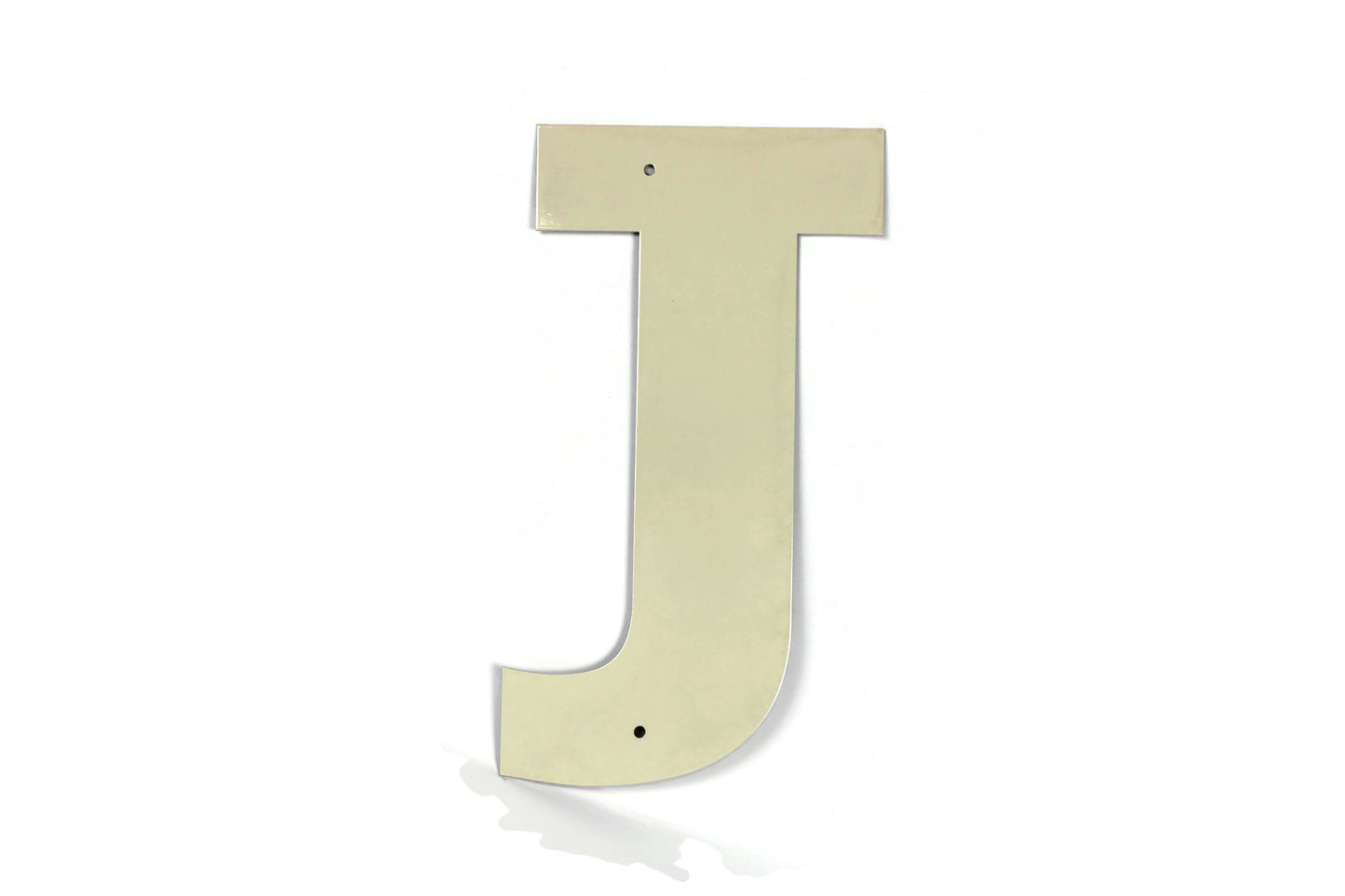 Metal Letters and Numbers Blocky Square Font 12" Tall Powder Coated