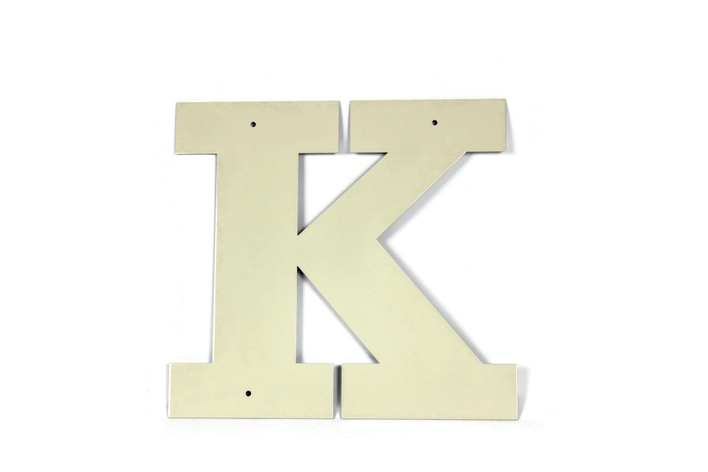 Metal Letters and Numbers Blocky Square Font 12" Tall Powder Coated