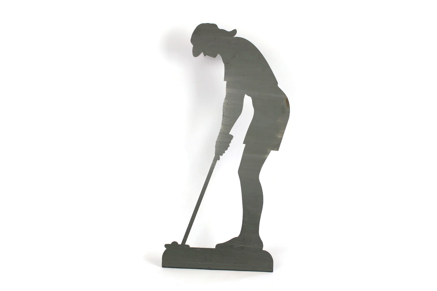 Metal Lady Golfer Yard Stake or Stand 9.5 to 34 Inches Tall