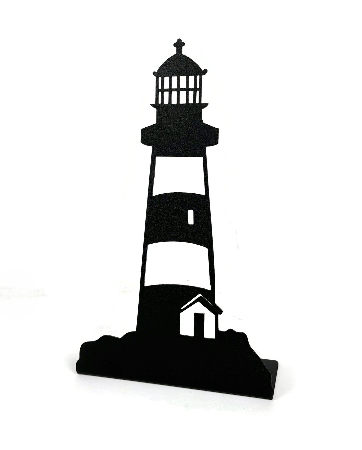 Lighthouse Tabletop Metal Décor 10.25 Inches Tall