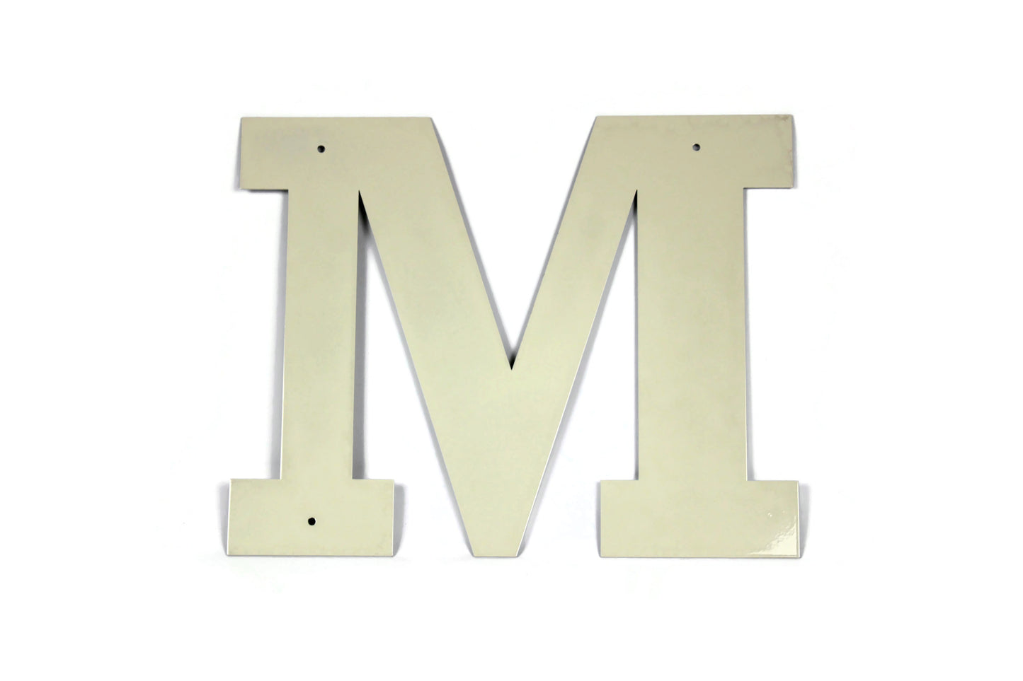 Metal Letters and Numbers Blocky Square Font 12" Tall Powder Coated